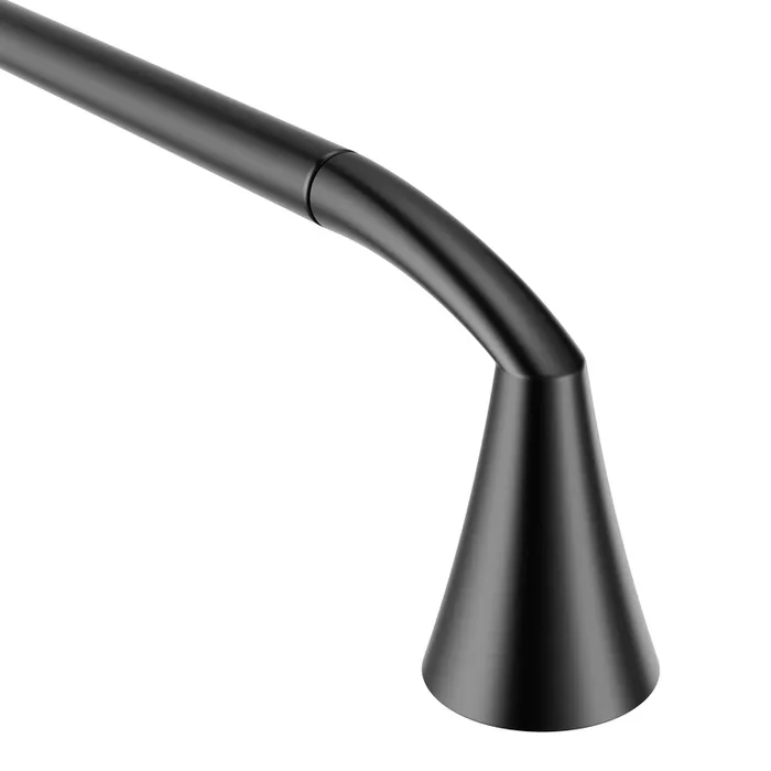 Glyde 24″ Towel Bar Matte Black Finish by Moen