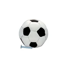Go Team Collection: Soccer Ball Cabinet Hardware Knob, 1-1/4″ Diameter