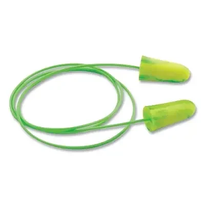 Goin‘ Green Foam Earplugs, Foam, Green, Corded