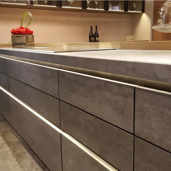 Gola LED ‘C’ Shape Profile by Richelieu – Modern Cabinet Lighting Solution