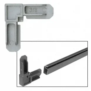 Gray 3/8″ Square Cut WSF346 Screen Frame Corners by C.R. Laurence