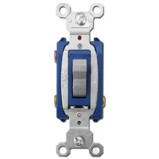 Gray 3 Way 15A Toggle Switches