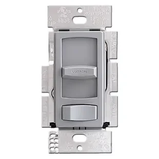 Gray Lutron Skylark Dimming Rocker Switch for LED and CFL Bulbs