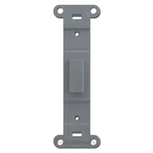 Gray Toggle to Blank Switch Plate Insert Fillers