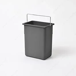 Hailo 9 Quart Replacement Bin for Eurocargo II System, Dark Gray