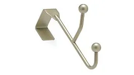 Hamper Over the Door Hook 6-7/32″ (158mm) in Flat Nickel, ROKH55899158FN