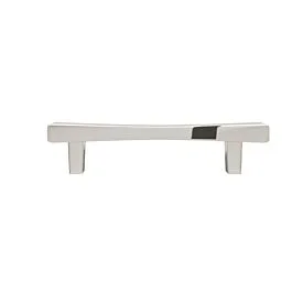 Hapny Home Diamond 4″ (102mm) Center to Center, 5-9/16″ (141mm) Overall Length, Polished Nickel Cabinet Pull / Handle