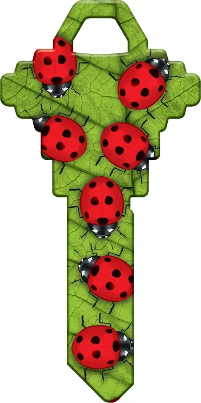Happy Keys Ladybugs – Colorful Key Blanks for Home & Office