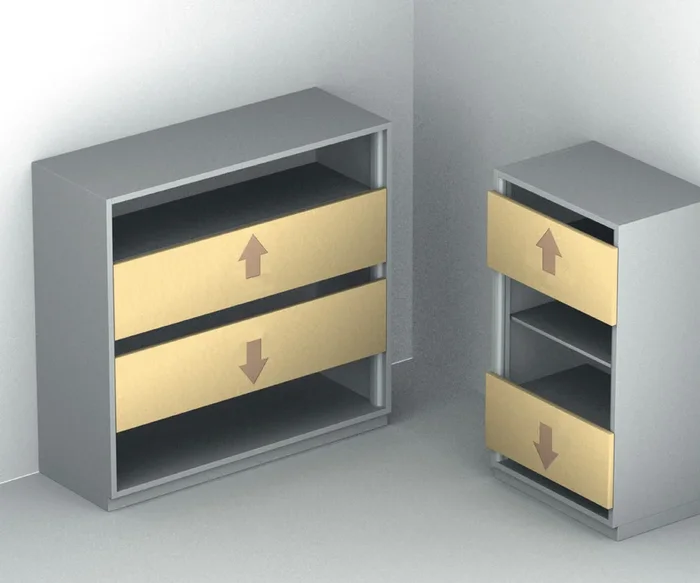 Hawa Libra 20 Synchro H IF/VF Sliding Door Fitting Set by Hafele