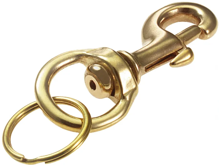 Heavy Duty Bolt Snap Solid Brass 12/Card – Lucky Line Products