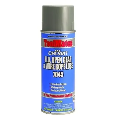 Heavy Duty Open Gear & Wire Rope Lube, 12 oz, Aerosol Can