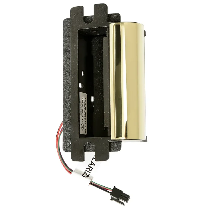 HES 12VDC / 24VDC Electric Strike Body – Bright Brass Finish