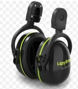 HEXARMOR CEROS SAFETY HELMET EARMUFFS MAGNETIC
