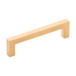 Hickory Hardware Skylight Collection 3-3/4″ (96mm) Center to Center Handle Cabinet Pull in Brushed Golden Brass