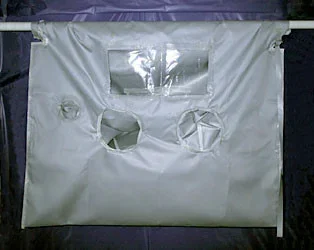 High Temperature Vertical Glove Bag 700Â°F V10 – PC700V10