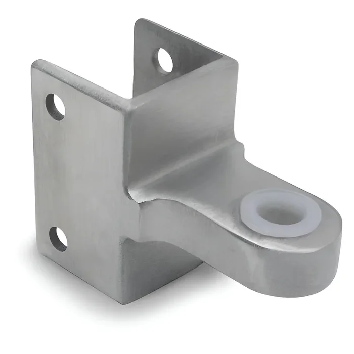 Hinge Bracket Top Flush-350-om Ss by Jacknob – Premium Toilet Partition Hardware
