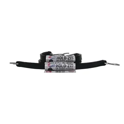 Hold-Zit Rubber Tie-Down Strap, Hooks, 3/4 in W, 15 in L, 120 lb Load Cap