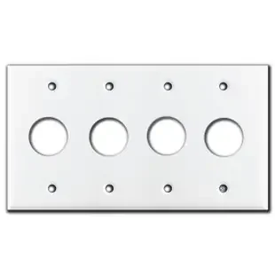 Honeywell 4-Gang Tap-Lite 1-3/16‘‘ Push Button Switch Covers