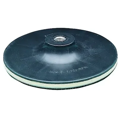 Hook and Loop Disc Pad Holder, Tall T Hook Type, 5 in Diameter