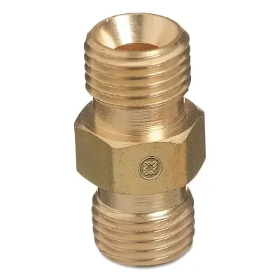 Hose Couplers, 200 psi, Brass, D-Size, Oxygen