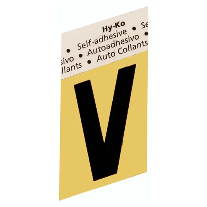 Hy-Ko™ 1.5″ Gold Aluminum Letter W (10 pcs.)