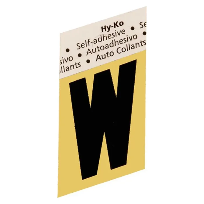 Hy-Ko™ 1.5″ Gold Aluminum Letter X (10 pcs.)