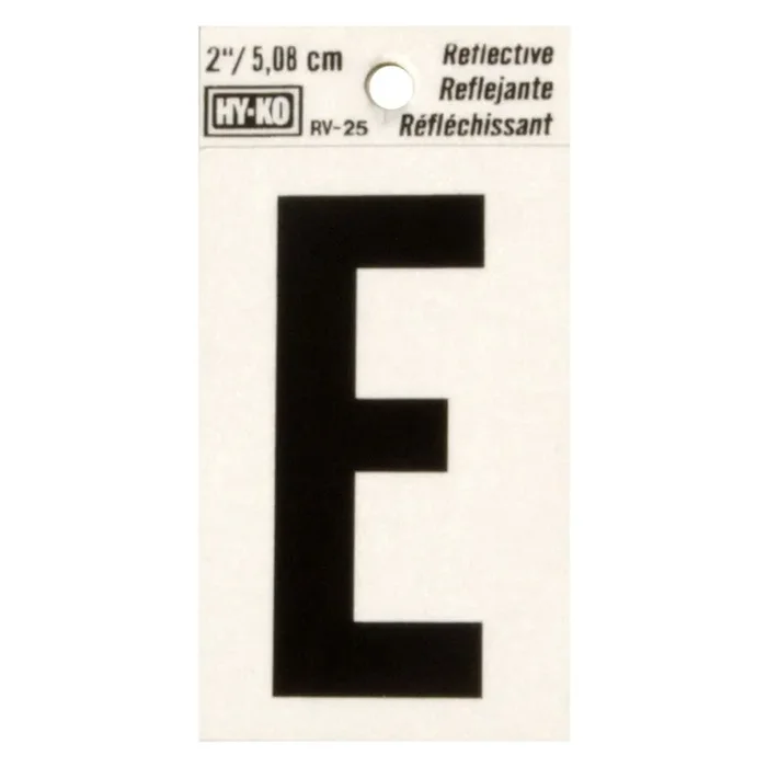 Hy-Ko™ 2″ Reflective Letter E (10 pcs.)