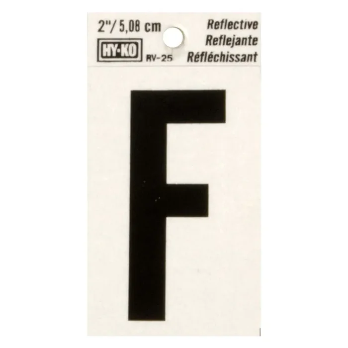 Hy-Ko™ 2″ Reflective Letter F (10 pcs.)