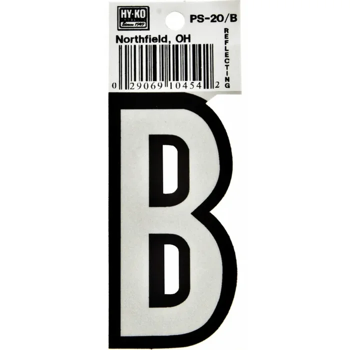 Hy-Ko™ 3.25″ Boat Letter B (10 pcs.)
