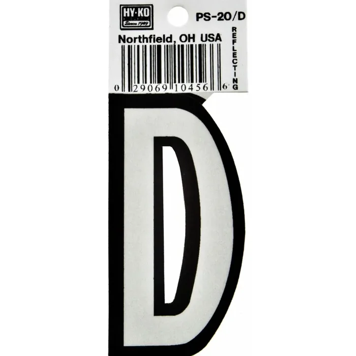 Hy-Ko™ 3.25″ Boat Letter D (10 pcs.)