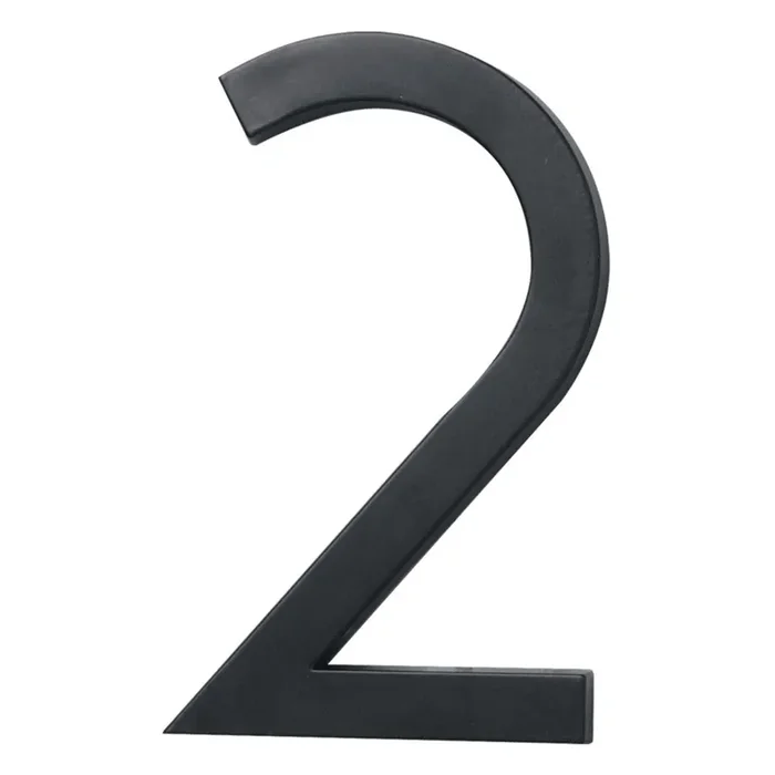 Hy-Ko™ 4″ Black Floating Mount Number 2 (3 pcs.)