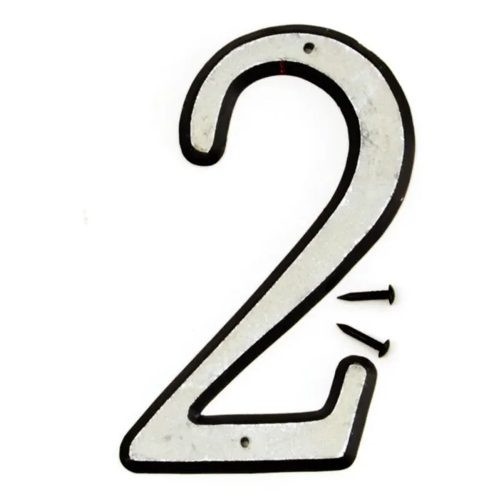 Hy-Ko™ 4″ Reflective Plastic Number 2 (10 pcs.)