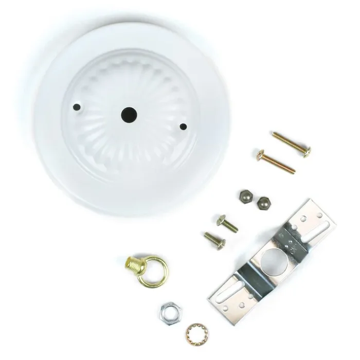 Hy-Ko™ 5″ White Lamp Canopy Kit (1 pc.)