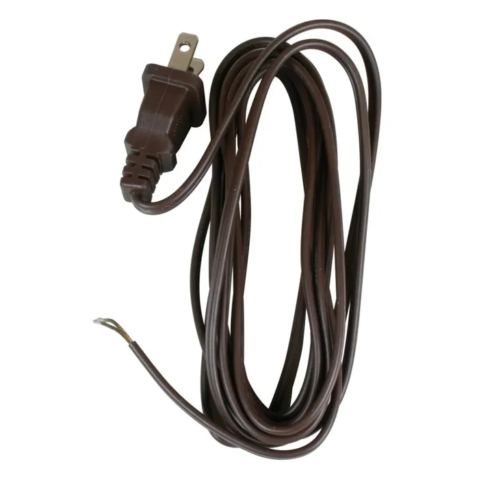 Hy-Ko™ 8‘ Brown Lamp Cord 18-2 SPT1 (1 pc.)