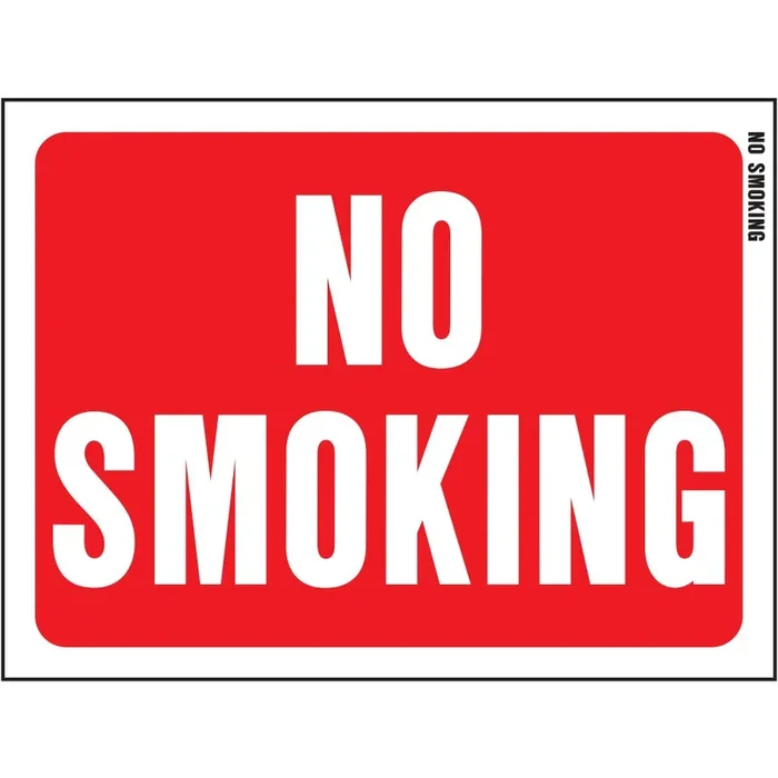 Hy-Ko™ No Smoking Sign 8.5″ x 12″ (10 pcs.)