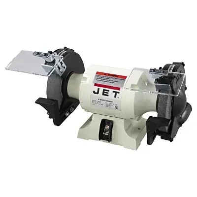 Industrial Bench Grinder, 8 in, 1 hp, Single Phase, 3450 rpm