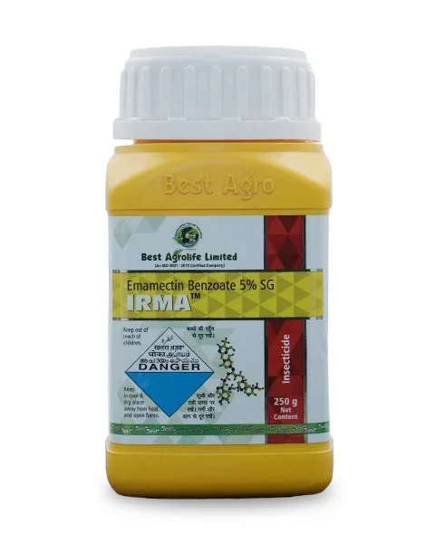 Irma Insecticide (Emamectin benzoate 5% SG) Effective Against Caterpillars & Thrips