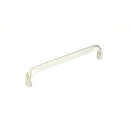Italian Contemporary 13-3/4″ (349mm) Center to Center, 14-1/2″ (368.5mm) Length, Satin Nickel Cabinet Pull/ Handle