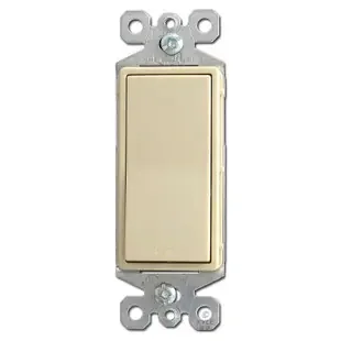 Ivory 3 Way Rocker Light Switch