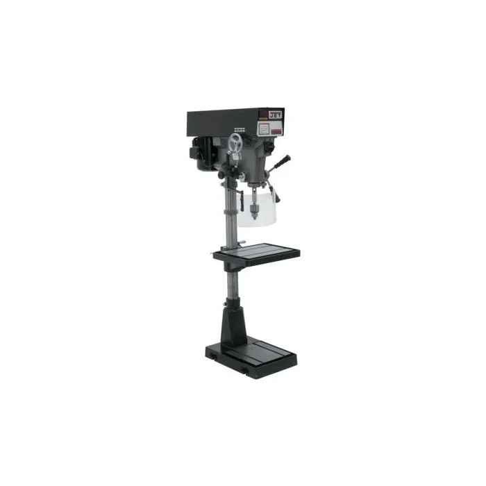 JET 354551 J-A5818 15″ Variable Speed Floor Drill Press, 230/460V, 3Ph, 3HP