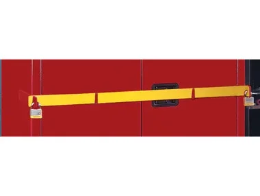 Justrite Replacement Security Bar For Hi Security Safety Cabinet – Fits 45 Gallon – Yellow – 50962Y