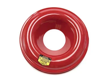 Justrite Steel Head For Use With Cease-Fire Waste Receptacle Safety Drum Can – 12/15 Gallon – Painted Red – 26312