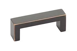 Keaton Pull in Oil Rubbed Bronze base, Overall Length 10-1/2″