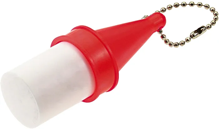 Key Buoy w/Chain – High-Visibility Red & White | Lucky Line Products