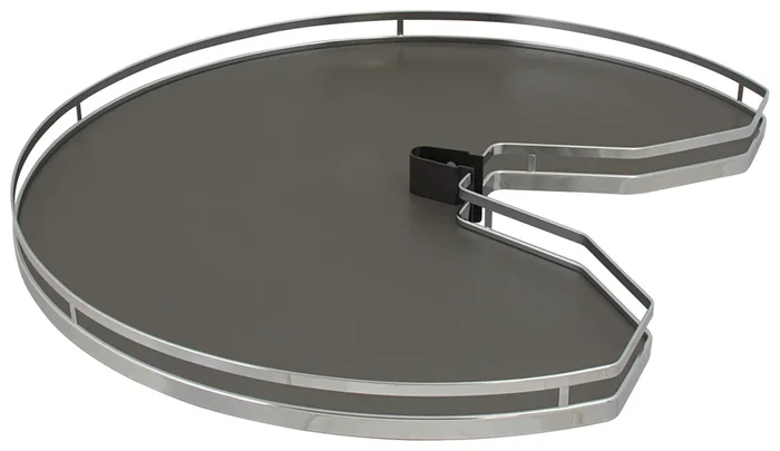 Kidney Shaped Wood Shelf for Revo by Hafele – Stylish Kitchen Storage Solution