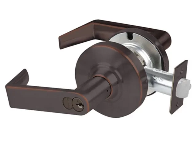 KIT – Grade 2, Office Rhodes Lever – Schlage Large Format IC Core Included