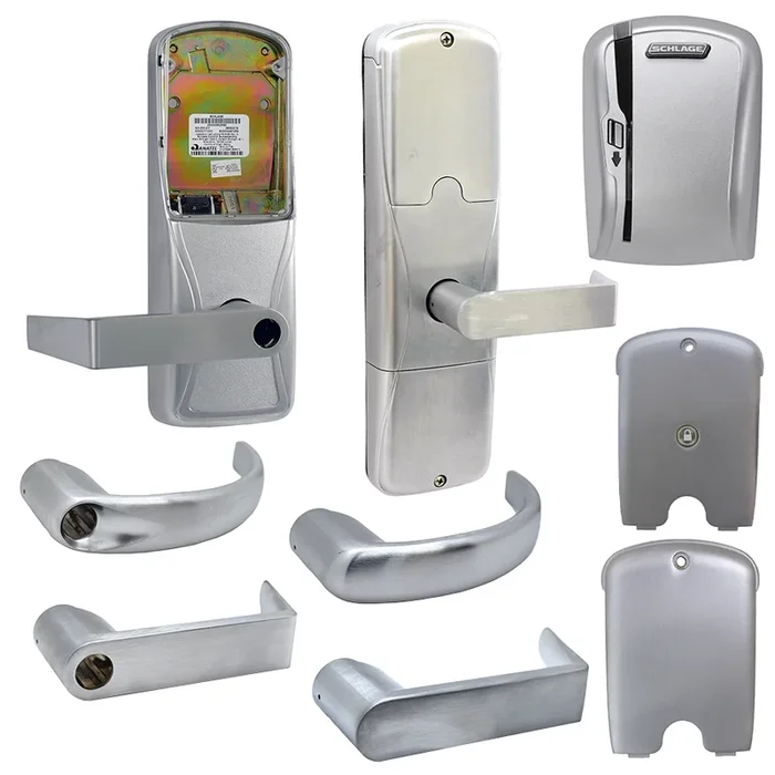 KIT – Magnetic Stripe Network Hardwired Lock with Sparta Lever by Schlage