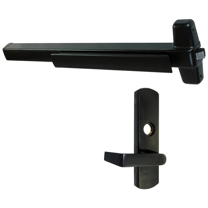 KIT – Rim Exit Device 996L-06 Lever Trim – Grade 1 Flat Black