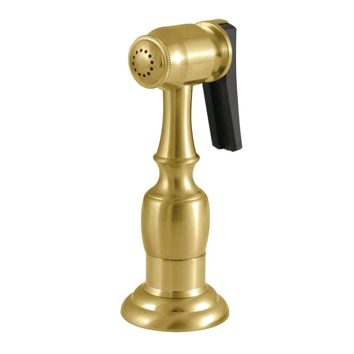 Kitchen Side Sprayer, Brushed Brass by Kingston Brass