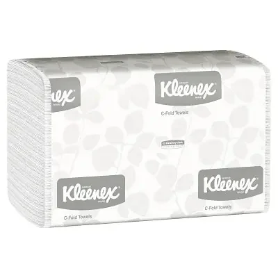 Kleenex C-Fold Paper Towels, C-Fold, White